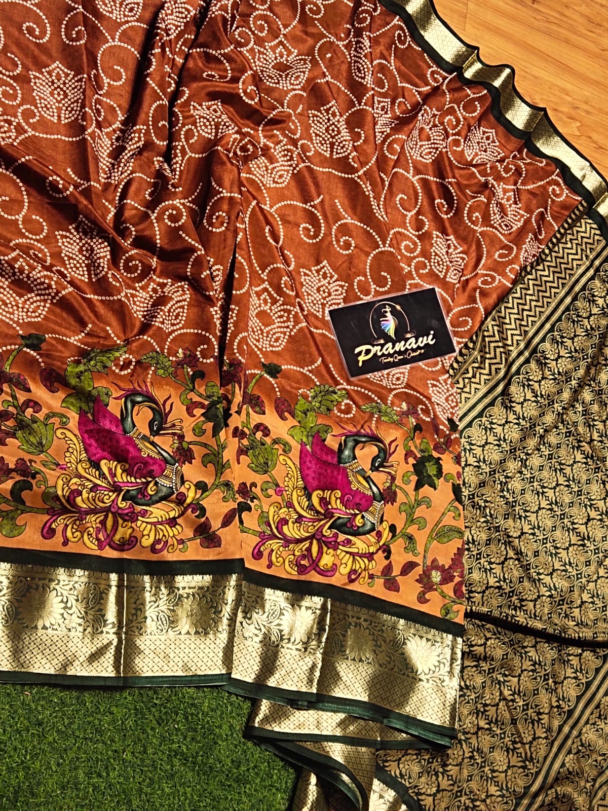 Wow Super Dola Silk Digital Printed Non Catalog Sarees